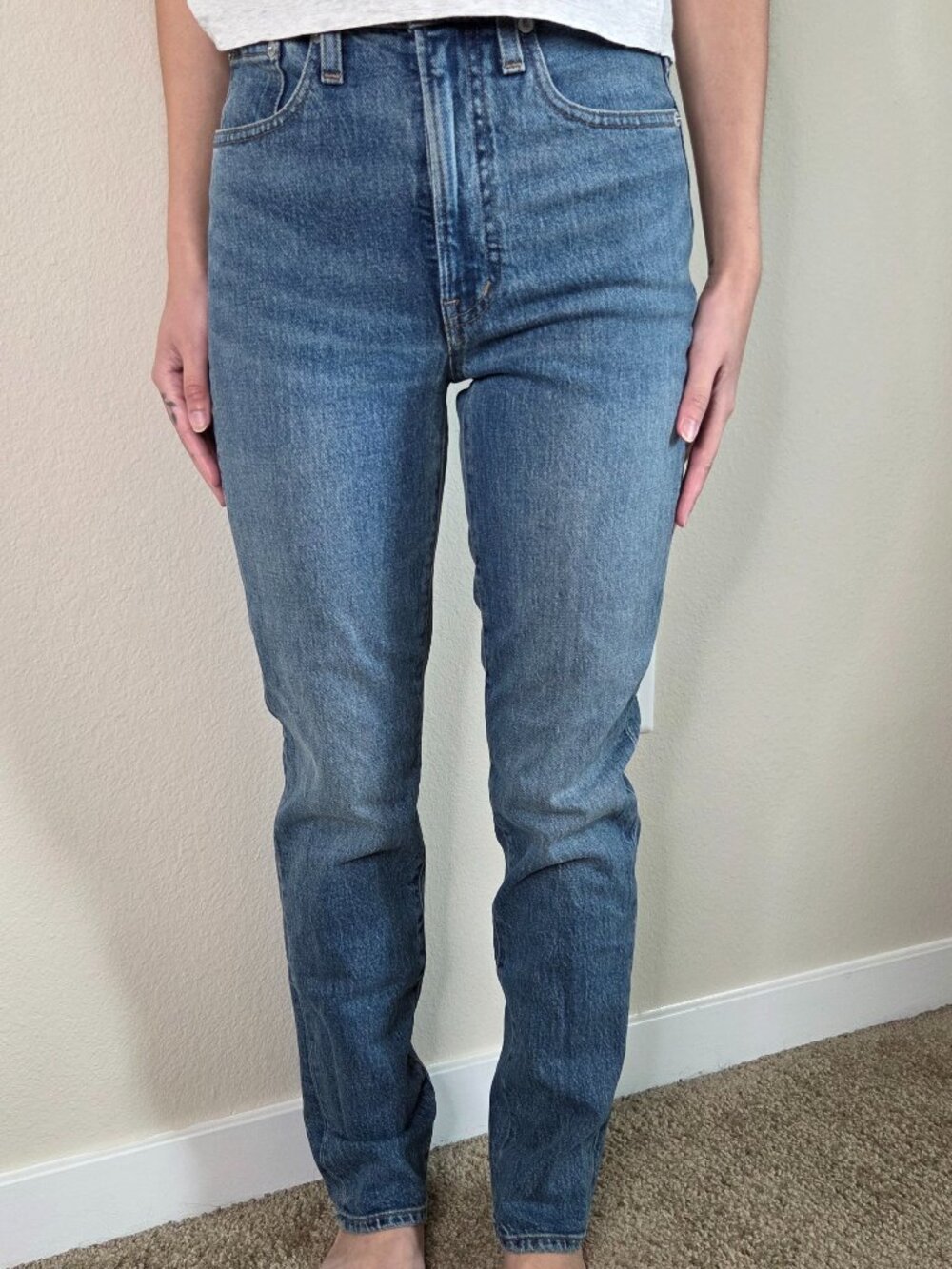 Madewell - The Perfect Vintage Jean Mid-wash - 24in Waist
